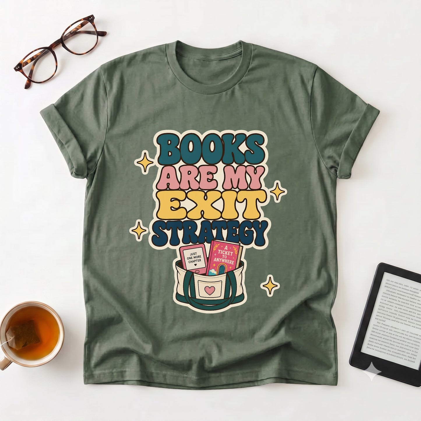 Books Are My Exit Strategy T-Shirt