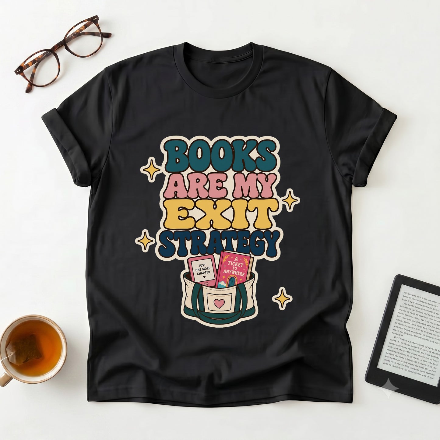 Books Are My Exit Strategy T-Shirt