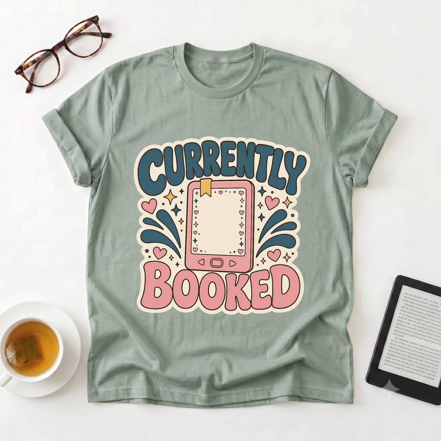 Currently Booked — Cute Planner Tee for Book Lovers & Busy Schedulers